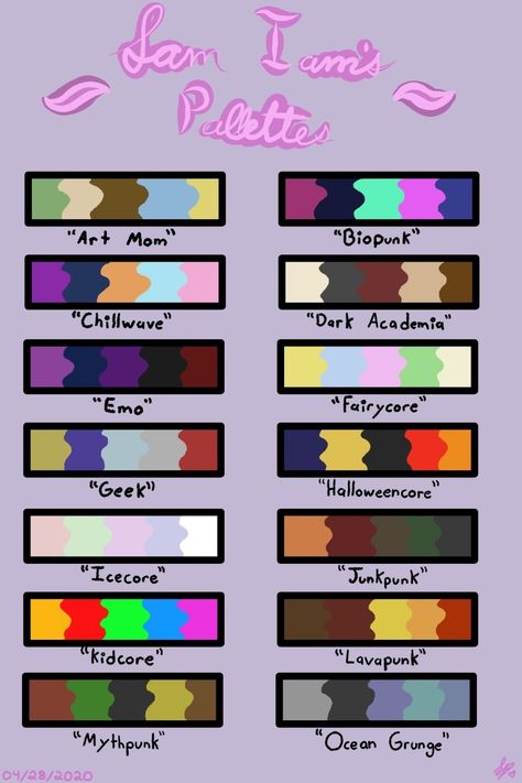 Emo Colour Palette, Emo Color Palette, Aesthetic Colour, Mom Art, World Of Gumball, The Amazing World Of Gumball, Emo Scene, Aesthetic Colors, Colour Board