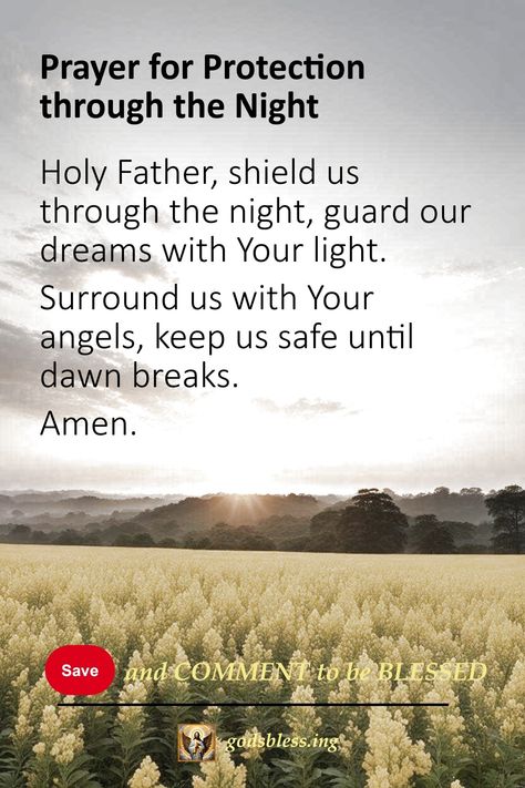 Prayer for Protection through the Night Prayers For Tonight, Good Night Prayers Bedtime, Night Prayers Bedtime, Night Prayer Bedtime, Tonight Prayer, Good Night Prayers, Prayer For Tonight, Prayer For My Friend, Prayer For A Friend