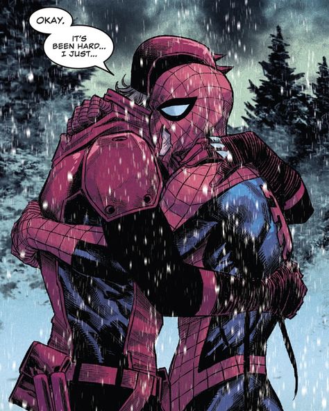 Tunnel Scene, The Man Without Fear, Spiderman Comic Art, Friendship Forever, Deadpool X Spiderman, Daredevil Comic, Daredevil Matt Murdock, Matt Murdock, Marvel Comics Superheroes