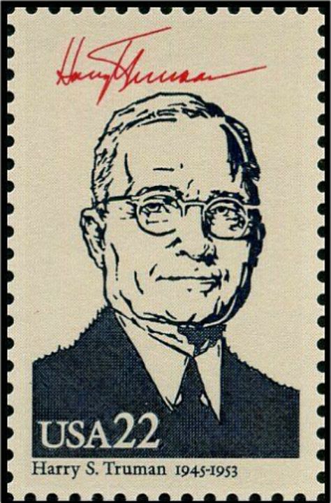 Harry S. Truman (1986) Usps Stamps, Harry S Truman, Harry Truman, Going Postal, Old Stamps, History People, American Presidents, Us Presidents, Stamp Collecting