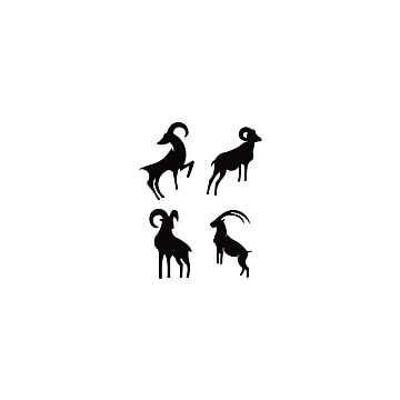 Goat Tattoo Minimalist, Mountain Goat Tattoo Design, Mountain Goat Tattoo, Goat Skull Tattoo, Salmon Tattoo, Goat Silhouette, Moutain Tattoos, Goat Png, Mountain Animals