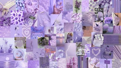 lilac/purple aesthetic laptop wallpaper Lilac Purple Aesthetic, Aesthetic Laptop, Lilac Purple, Laptop Wallpaper, Purple Aesthetic, Lilac, Laptop, Collage, Purple