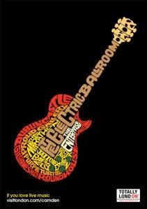 Guitar Illustration, Guitar Posters, Creative Review, Inspirational Text, Typography Poster Design, Creative Typography, Typographic Poster, Graphic Tshirt Design, Guitar Art