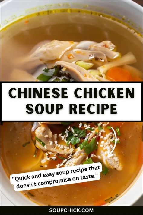 Chinese Chicken Soup Recipe - A Delightful Feast Chinese Soups Traditional, Chinese Chicken Soup Recipes, Asian Chicken Soup Recipes, Chinese Chicken Soup, Asian Chicken Soup, Whole Chicken Soup, Chicken Gumbo Soup, Chinese Style Chicken, Chinese Soups