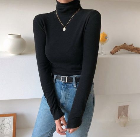 3Color Cozy tight turtleneck sweaters/warm white sweater/sweaters for women/tight long sleeve top/wh Tight Turtleneck Outfit, Turtleneck Outfit Aesthetic, Black Turtleneck Outfit, Turtleneck Outfit, Ladies Turtleneck Sweaters, Ladies Tops, Womens Turtleneck, Cotton Blouse, Mode Inspiration