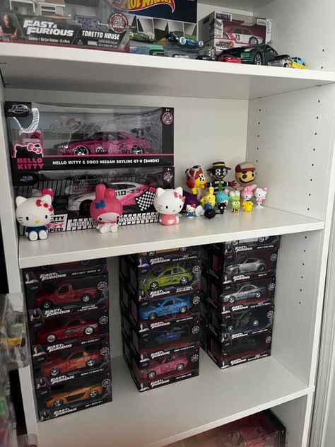 Jdm Car Room Decor, Hot Wheel Decor, Fast And Furious Room Decor, Hot Wheels Collection Room, Hot Wheels Room Decor, Lego Room Decor, Car Room Decor, Hot Wheels Room, Car Room