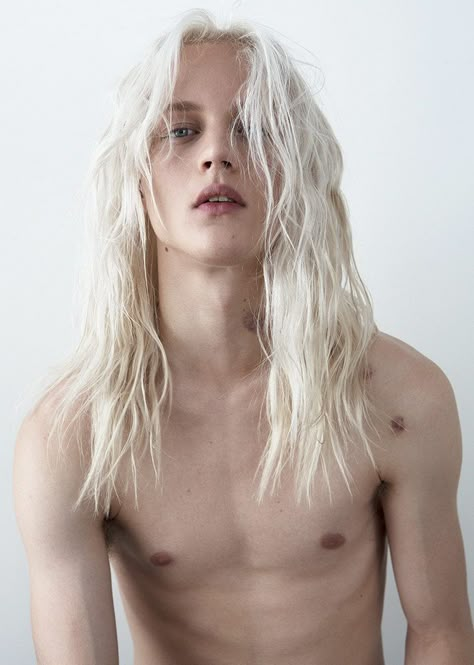 Dylan Fosket Dylan Fosket, Long White Hair, Platinum Hair, Img Models, Platinum Blonde Hair, House Targaryen, Long Blonde Hair, Hair Reference, Long Hair Styles Men