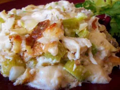 Make and share this Alpine Turkey or Chicken Casserole recipe from Food.com. Casserole Meals, Chicken Casserole Recipe, Turkey Casserole, Almond Chicken, Crockpot Dinners, Cooking 101, Chicken Recipes Casserole, Chicken Casserole, Casserole Recipe