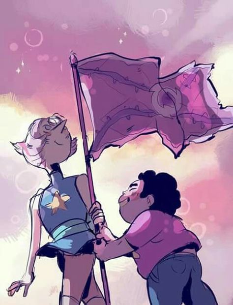 Steven And Pearl, Steven Universe Spoilers, Pearl Fanart, Perla Steven Universe, Steven Uni, Pearl Steven, Steven Universe Gem, Steven Universe Fanart, Universe Art