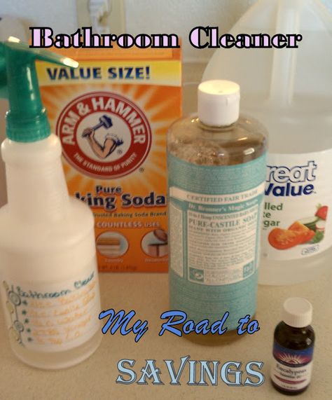 Natural Bathtub Cleaner, Castile Soap Bathroom Cleaner, Cleaning With Castile Soap, Homemade House Cleaners, Homemade Bathroom Cleaner, Diy Shower Cleaner, Diy Bathroom Cleaner, Baking Soda Cleaner, Diy Floor Cleaner