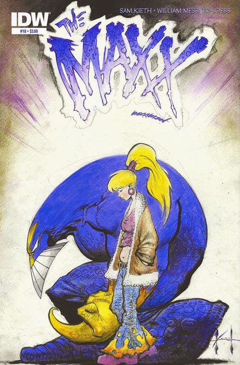 IDW Cover of the Day: The Maxx Maxximized #18 The Maxx Comic, Idw Comics, Akira Anime, The Maxx, Arte Punk, In Your Face, Arte Obscura, Image Comics, A Cell