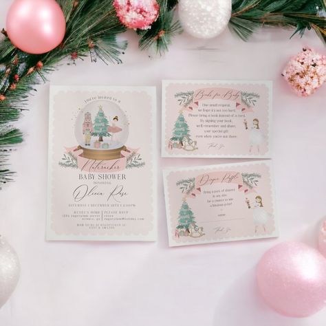 Pink Nutcracker Baby Shower Favors Classic Round Sticker  Zazzle Christmas Winter Wonderland Theme, Baby Shower For Girl, Christmas Winter Wonderland, Pink Nutcracker, Winter Wonderland Baby Shower, Winter Wonderland Theme, Wonderland Theme, Christmas Baby Shower, Printable Baby Shower Invitations