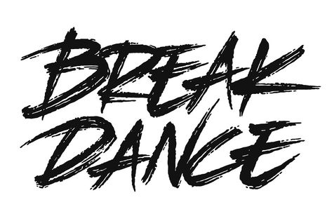 Breakdance vector inscription. Unique original handwritten lettering Handwritten Lettering, Handwritten Letters, Break Dance, Mood Board, Hip Hop, Tokyo, Collage, Birthday, Pins