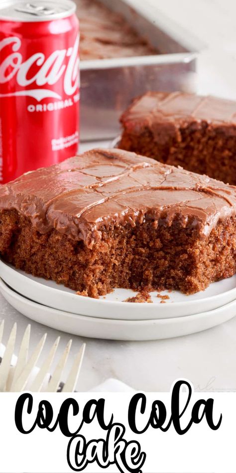 Chocolate Coke Cake, Cocoa Cola Cake, Coca Cola Cake Recipe, Cola Cake Recipe, Chocolate Coca Cola Cake, Coke Cake, Chocolate Chip Pudding, Soda Cake, Coca Cola Cake