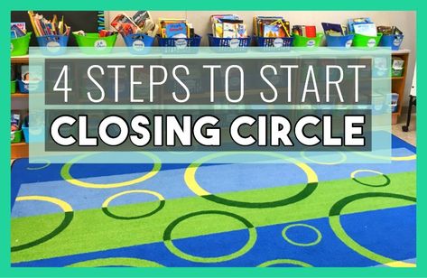 Closing Circle Activities, Circle Time Ideas, Circle Activities, Closing Circle, Meeting Activities, Classroom Goals, Responsive Classroom, Classroom Behavior Management, Third Grade Classroom