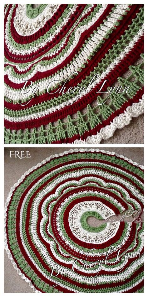 Holiday of Change Christmas Tree Skirt Free Crochet Pattern Christmas Tree Skirt Crochet Free, Crocheted Christmas Tree Skirts Free Patterns, Christmas Crochet Tree Skirt, Crochet Christmas Tree Skirts, Tree Skirt Crochet Pattern Free, Crochet Christmas Tree Skirt Free, Crochet Christmas Tree Skirt Pattern, Crochet Christmas Tree Skirt, Christmas Tree Skirt Crochet Pattern