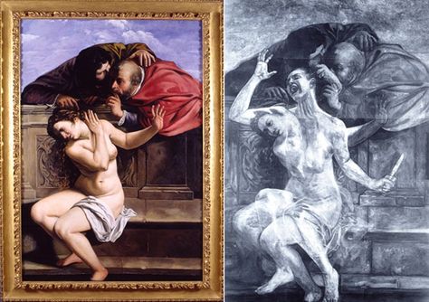 rgfellows: “ rgfellows: “ kanyewestboro: “ calanoida: “ Susanna and the Elders, Restored (Left) Susanna and the Elders, Restored with X-ray (Right) Kathleen Gilje, 1998 ” wow ” Oooh my gosh this is...