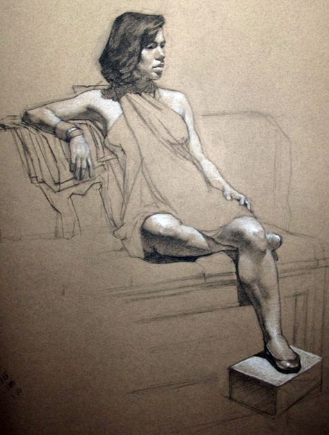 Human Figure Drawing, Charcoal Art, Figure Sketching, 인물 드로잉, Gesture Drawing, Toned Paper, Portrait Sketches, Anatomy Art, A Pencil