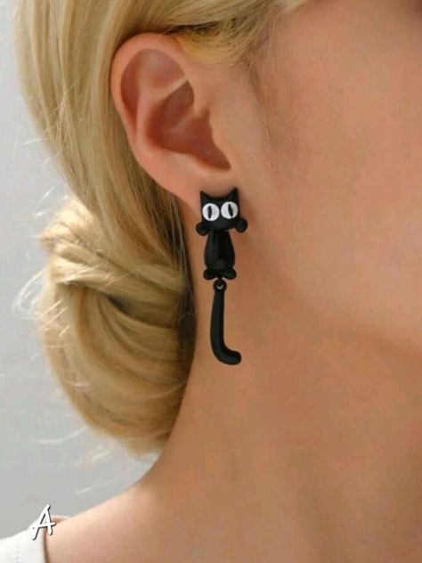 Looking to make a statement with your accessories? Our collection of funny earrings is here to bring a smile to your face and a chuckle to everyone around you. Perfect for those who love to express their quirky personality, these earrings are both fun and fashionable. -- Free shipping, fast delivery Young Women Gifts, Summer Gifts For Women, Gifts For Young Women, Black Cat Earrings, Funny Earrings, Earrings Beach, Quirky Earrings, Earrings Summer, Summer Gifts