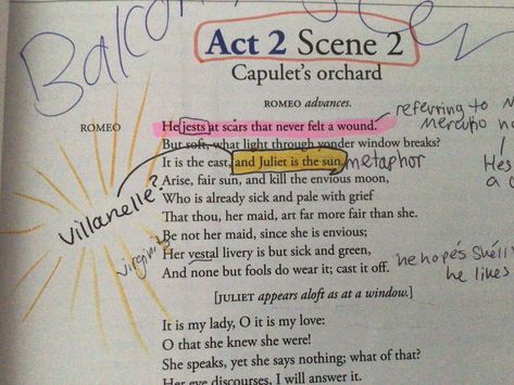 Romeo And Juliet Annotations, Romeo And Juliet Analysis, Romanticise School, Literature Classics, Killing Eve, Book Annotation, English Literature, Romeo And Juliet, Health And Wellbeing