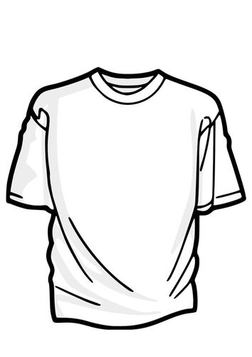 Coloring page t-shirt  Edupics site, need to check it out Shirt Drawing Ideas, Shirt Clipart, Linux Os, Shirt Drawing, Transfer Sheets, Blank T Shirts, Shirt Template, Drawing Templates, Book Drawing