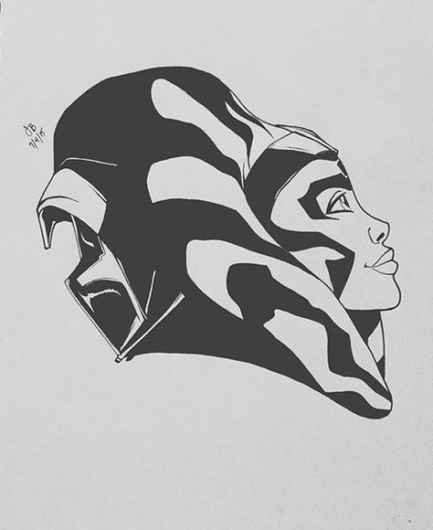 Vader/Ahsoka Anakin And Ahsoka Tattoo, Ashoka Tano Tattoo Design, Ahsoka Silhouette, Ashoka Tattoo, Ahsoka Tattoo Minimalist, Ahsoka Tano Tattoo, Minimalist Star Wars Tattoo Ahsoka, Ahsoka Tattoo, Ahsoka Tano Art Sketch