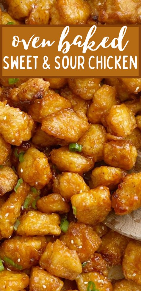 Chunks Of Chicken Recipes, Ww Baked Sweet And Sour Chicken, Quick Meals With Chicken Tenderloins, Easy Oven Baked Sweet And Sour Chicken, Weight Watchers Baked Sweet And Sour Chicken, Chicken Cube Recipes Dinners, Cubes Chicken Recipes, Oven Sweet And Sour Chicken, Recipes With Chicken Cubes