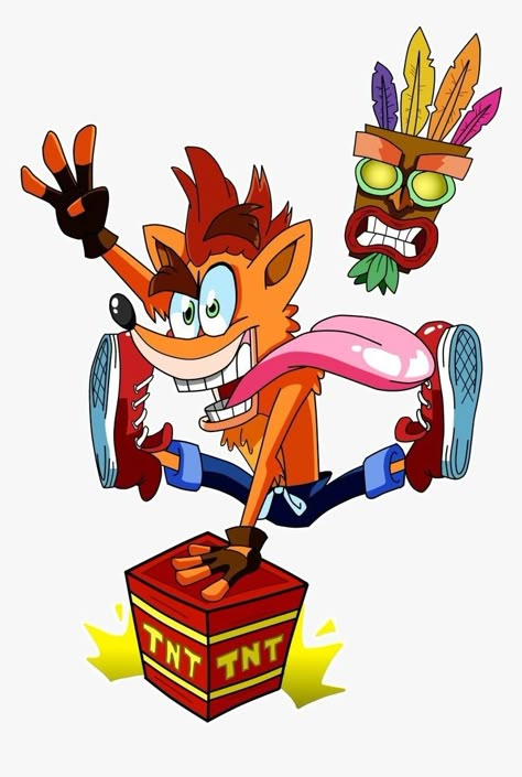 Crash Bandicoot Tattoo, Crash Bandicoot Characters, Tiki Tattoo, Marvel Tattoos, Cartoon Character Tattoos, Looney Tunes Cartoons, Posca Art, 4 By 4, Toyota 4