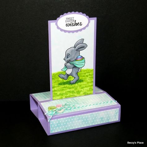 Beccy's Place: Tutorial - Free Standing Pop-Up Card Stand Up Cards Tutorials, Give Yourself Time, Pop Up Box Cards, Easter Wishes, Christmas Card Crafts, Interactive Cards, Fold Cards, Card Making Tutorials, Card Tutorial