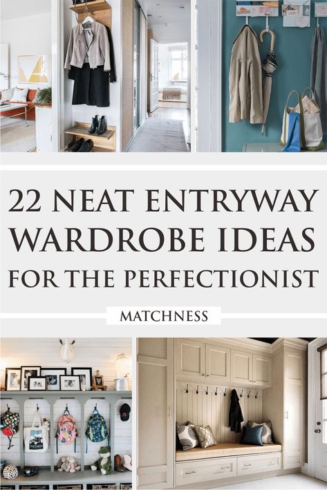 352 Entryway Wardrobe, Front Hall Closet, Hall Wardrobe, Closet Makeover Diy, Entryway Closet, Cool Kids Bedrooms, Pantry Wall, Eclectic Home Decor, Entryway Wall Decor