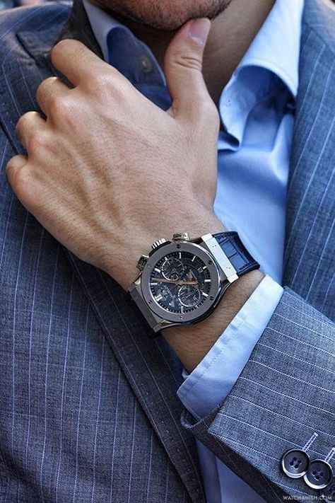 Mens Watch Hublot Classic Fusion Aero Chrono. Hublot Watches Men, Hublot Classic Fusion, Hublot Classic, Hublot Watches, Swiss Army Watches, Expensive Watches, Invicta Watches, Mens Fashion Classy, Mens Luxury