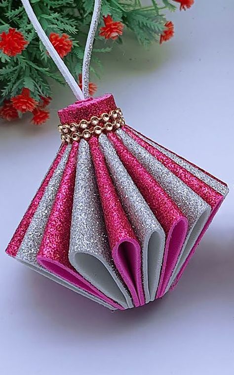 #diy #amazing #diyideas #craft Diy Foam Christmas Ornaments, Foamiran Christmas, Kids Craft Storage, Foam Christmas Ornaments, Homemade Christmas Crafts, Clothespin Diy Crafts, Christmas Angel Crafts, Dollar Store Christmas Crafts, Christmas Craft Ideas