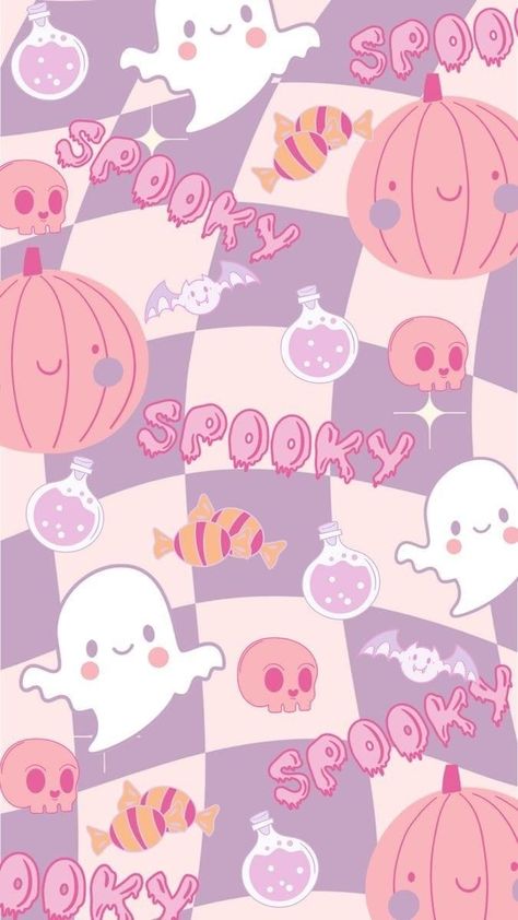 Cute Wallpaper Backgrounds Halloween, Girly Pop Wallpaper, Cute Halloween Iphone Wallpaper, Purple Halloween Aesthetic, Purple Halloween Wallpaper, Cute Objects, Halloween Iphone Wallpaper, Christmas Hand Painted, October Wallpaper