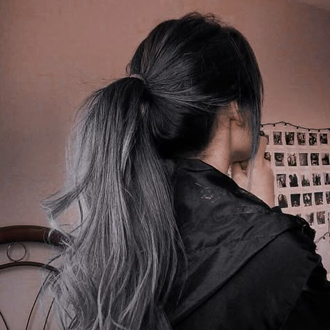 Dyed Grey Hair, Grey Hair Aesthetic, Grey Hair Colour, Silver Hair Short, Dark Grey Hair, Grey Ombre Hair, Ash Hair Color, Beautiful Gray Hair, Colour Collection