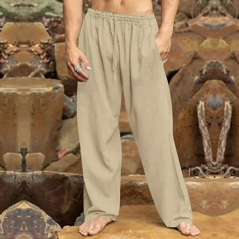 Linen beach pants