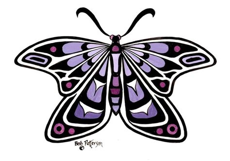 Indigenous Butterfly, Native American Wall Art, Native Artwork, Sharpie Crafts, Native American Paintings, Butterfly Art Print, Batik Art, Spirit Animals, Native Design