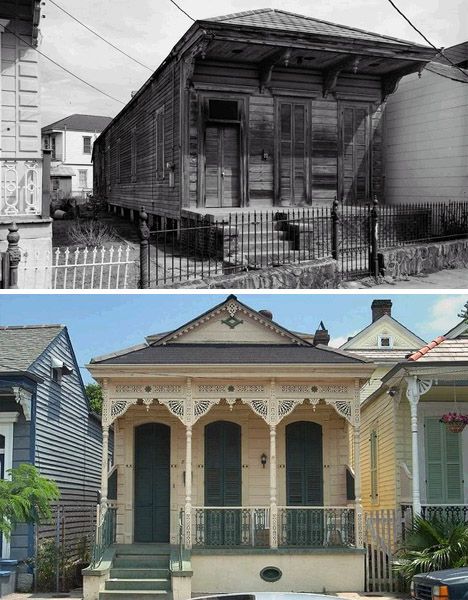 Shotgun House Floor Plans, Shotgun House Plans, New Orleans Style Homes, Southern Architecture, Shotgun House, Duplex Plans, Hallway Design, Hallway Designs, New Orleans Homes