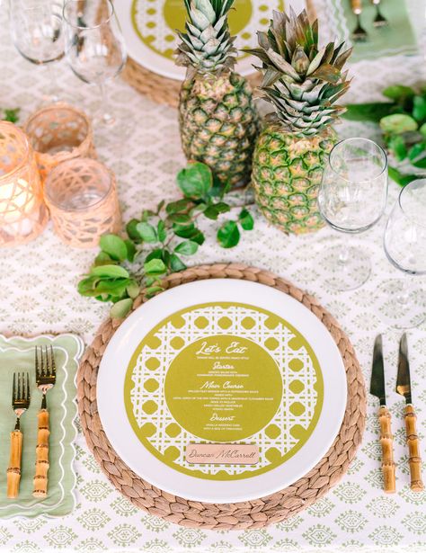 Tablesetting for wedding in The Bahamas | Venue: The Other Side | Photography: @stephwithacamera | Videography: @thecrakesphoto Wedding Bahamas, Bahamas Wedding, The Bahamas, Wedding Tablescapes, Wedding Theme, Bahamas, The Other Side, Main Course, Tablescapes