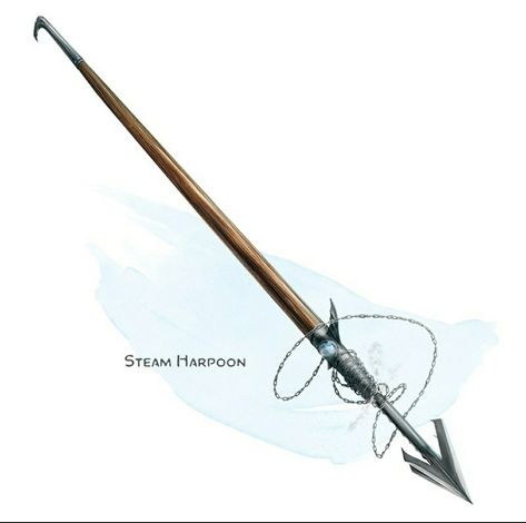 Harpoon Fantasy Art, Dnd Spear Item, Dnd Spear, Harpoon Spear, The Griffon's Saddlebag, Griffon's Saddlebag, Sif Dark Souls, Ice Stone, D D Items