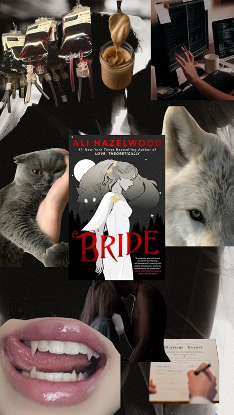 Bride by Ali Hazelwood (3/31/24) (⭐️⭐️⭐️⭐️/5) Ali Hazelwood, Vampires And Werewolves, Bride Book, Marriage License, Fantasy Series, Book Of Life, Fantasy Books, Book Aesthetic, Bestselling Author