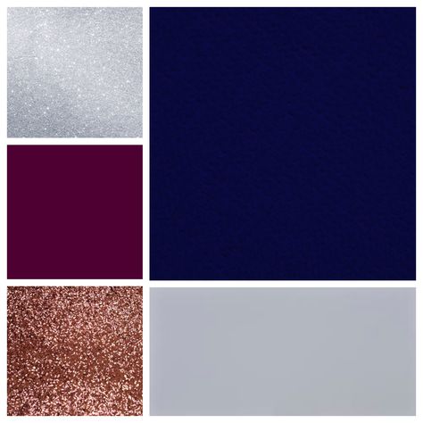 Absolutely loving this color combo!!! Navy, Grey, Silver, with hints of Rose Gold & Burgundy <3 Navy Grey, Perfect Palette, Color Inspo, Wedding Color Schemes, Color Combo, Colour Schemes, Color Pallets, Room Colors, Color Themes