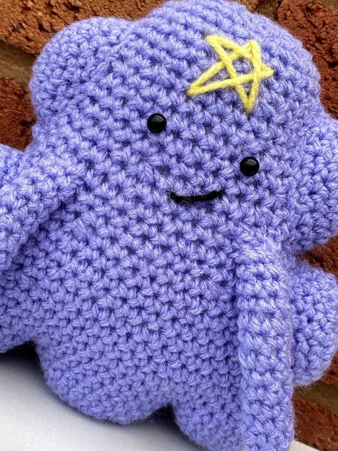 Adventure Times Lumpy Space Princess Crochet pattern by Teenie Crochets Lumpy Space Princess Crochet Pattern, Lumpy Space Princess Crochet, Princess Crochet Pattern, Adventure Time Lumpy Space Princess, Adventure Time Lumpy Space, Bobble Crochet, Lumpy Space, Knitting Clothes, Lumpy Space Princess