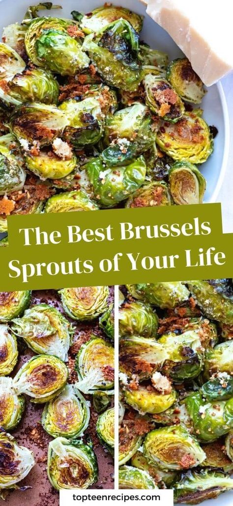 The Best Brussels Sprouts of Your Life - Top Recipes Best Brussels Sprouts, Brussel Sprout Recipes Roasted, Sprouts Recipe, Roasted Vegetable Recipes, Roasted Brussel, Sprout Recipes, Brussels Sprouts Recipe, Best Side Dishes, Roasted Brussel Sprouts