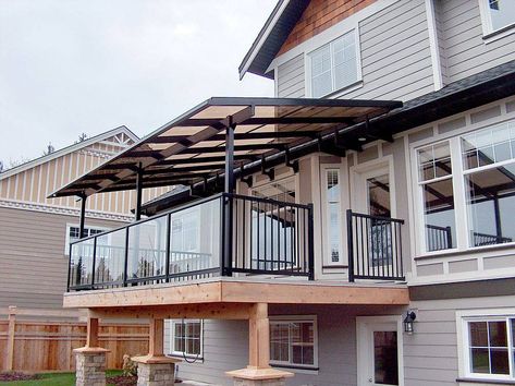 Porch Railing Designs, Deck Awnings, Deck Canopy, Covered Back Patio, Car Port, Patio Enclosures, Patio Covers, Patio Cover, Porch Railing