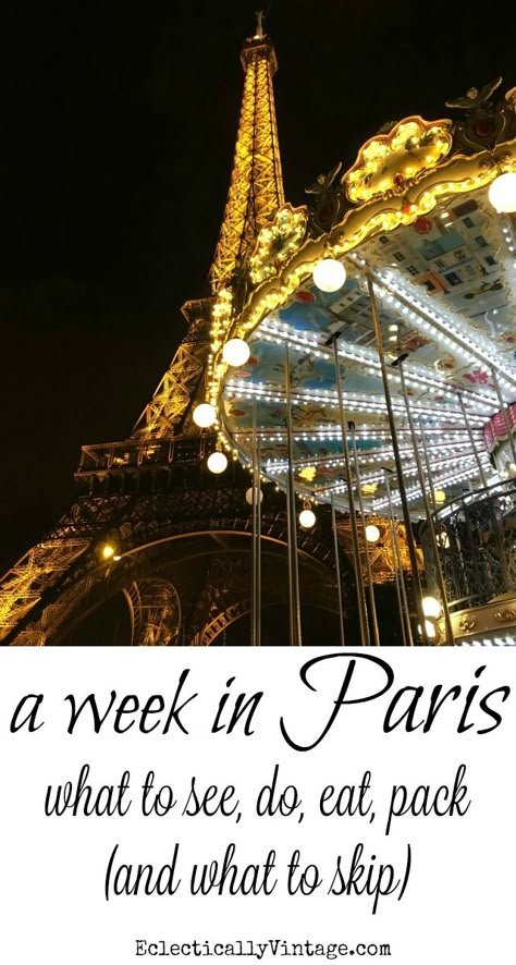 Paris Itinerary 6 Days - what to see, do, eat, pack and what to skip! kellyelko.com Kitzingen Germany, A Week In Paris, Carryon Suitcase, Vacation Europe, France Vacation, Week In Paris, Paris Dream, Paris Itinerary, Paris Vacation