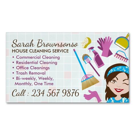 Cleaning Service Janitorial Lady Tile Washing Business Card Magnet  Zazzle Best Business Cards, Barber Business Cards, Cleaning Service Logo, Makeup Business Cards, Business Plan Outline, Glitter Business Cards, Bakery Business Cards, Hair Business Cards, Business Cards Layout