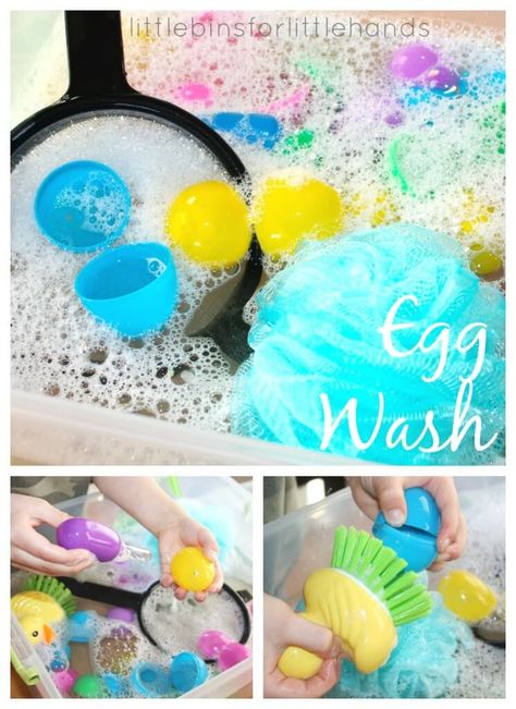 Easter Early Learning Activities and Science Ideas for Kids Science Ideas For Kids, Easter Science Experiments, Easter Science, Easter Sensory, Simple Easter Eggs, Easter Preschool, Sensory Activities Toddlers, Easter Activities For Kids, Early Learning Activities