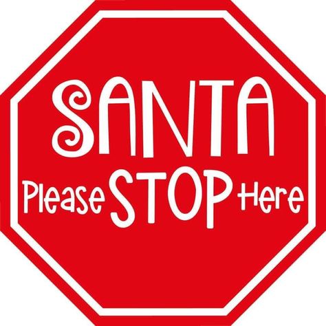 Christmas Diy Decorations Outdoor, Christmas Sign Ideas, Simpsons Party, Santa Stop Here Sign, Santa Mail, Christmas Prep, Cricut Stencils, Christmas Photo Booth, Diy Christmas Village