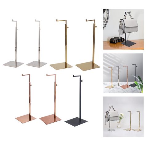 Store Home 丨Vehicle Parts & Accessories 丨Garden & Patio 丨Crafts 丨Health & Beauty Handbag Display Rack Purse Stand Bags Storage Holder Tabletop for Countertop    Description: Adjustable and Removeable Design: Handbags, shoulder bags rack stand, the height can be adjust from 13.78inch to 23.62inch High quality: Stainless steel , exquisite appearance,durable to use. Sturdy construction prevents from tip over incidents. Multifunctional display stand, can be used as wallet purse bag hanger, garland hanger, wreath Hanger, jewelry or high heels hanger and More The base is thicker, compared with the general bag rack, the load bearing capacity is stronger, and more things can be hung Display Stand: Applies to clothing stores and bag shop display for handbag/used for stores/fair display Specificatio Bags Rack, Garland Hanger, Handbag Display, Retail Bag, Bag Rack, Hanger Wreath, Bag Hanger, Accessories Crafts, Bag Display