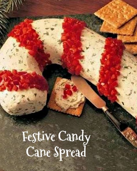 Candy Cane Cream Cheese Spread Best Christmas Appetizers, Cheese Spread Recipes, Christmas Cheese, Christmas Recipes Appetizers, Salmon Pasta, Healthy Christmas, Cream Cheese Spreads, Cheese Platter, Holiday Meal